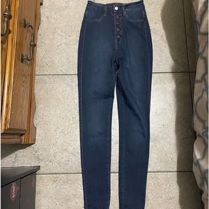 Fashion nova high waist jean.